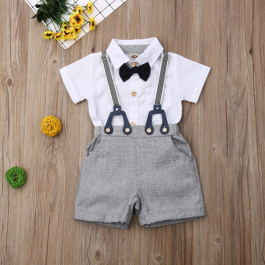 2019 New Infant Baby Boys Gentleman Clothes Sets
