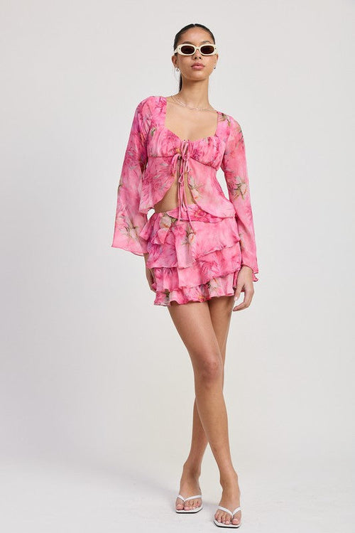 RUFFLE MINI SKIRT | Jade Icarus