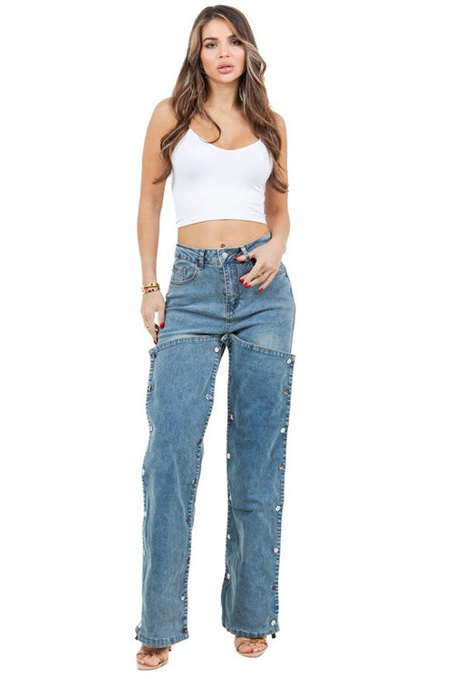 WOMEN FASHION STYLE DENIM PANTS | Jade Icarus
