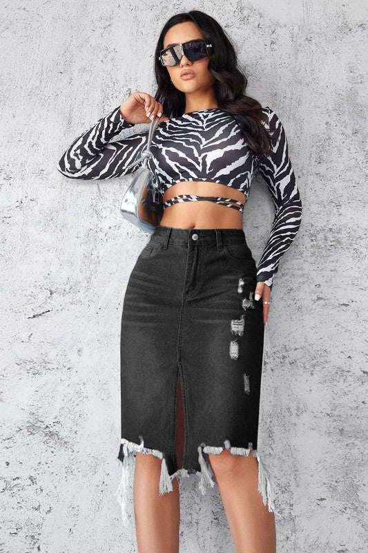 WOMEN FASHION DENIM SKIRT | Jade Icarus