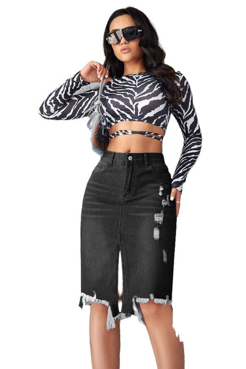 WOMEN FASHION DENIM SKIRT | Jade Icarus