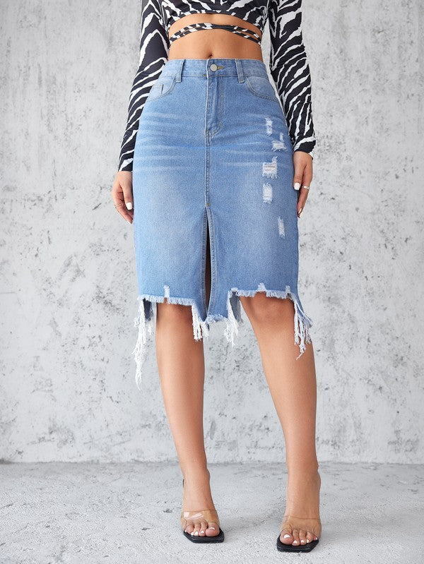 WOMEN FASHION DENIM SKIRT | Jade Icarus