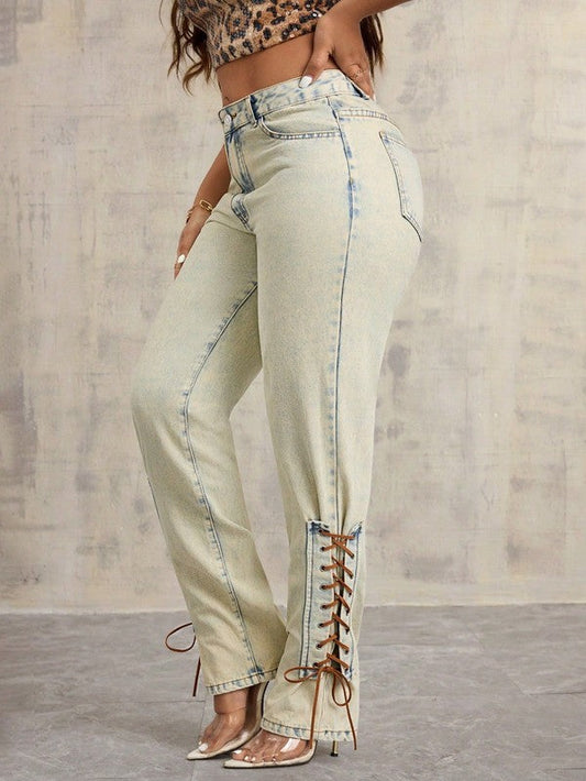 WOMEN FASHION DENIM PANTS | Jade Icarus