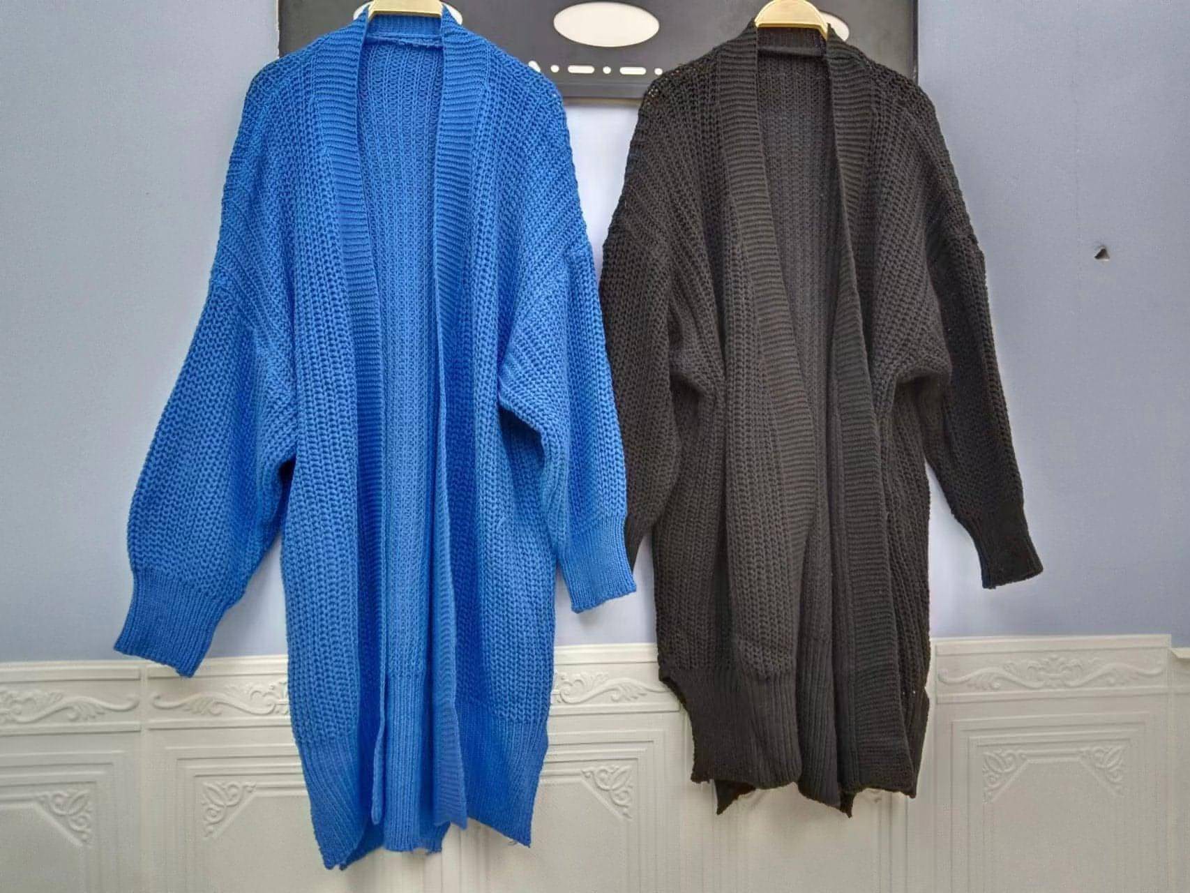 Retro Lazy Coat Loose Mid-length Sweater Jacket Women | Carmine Juneberry