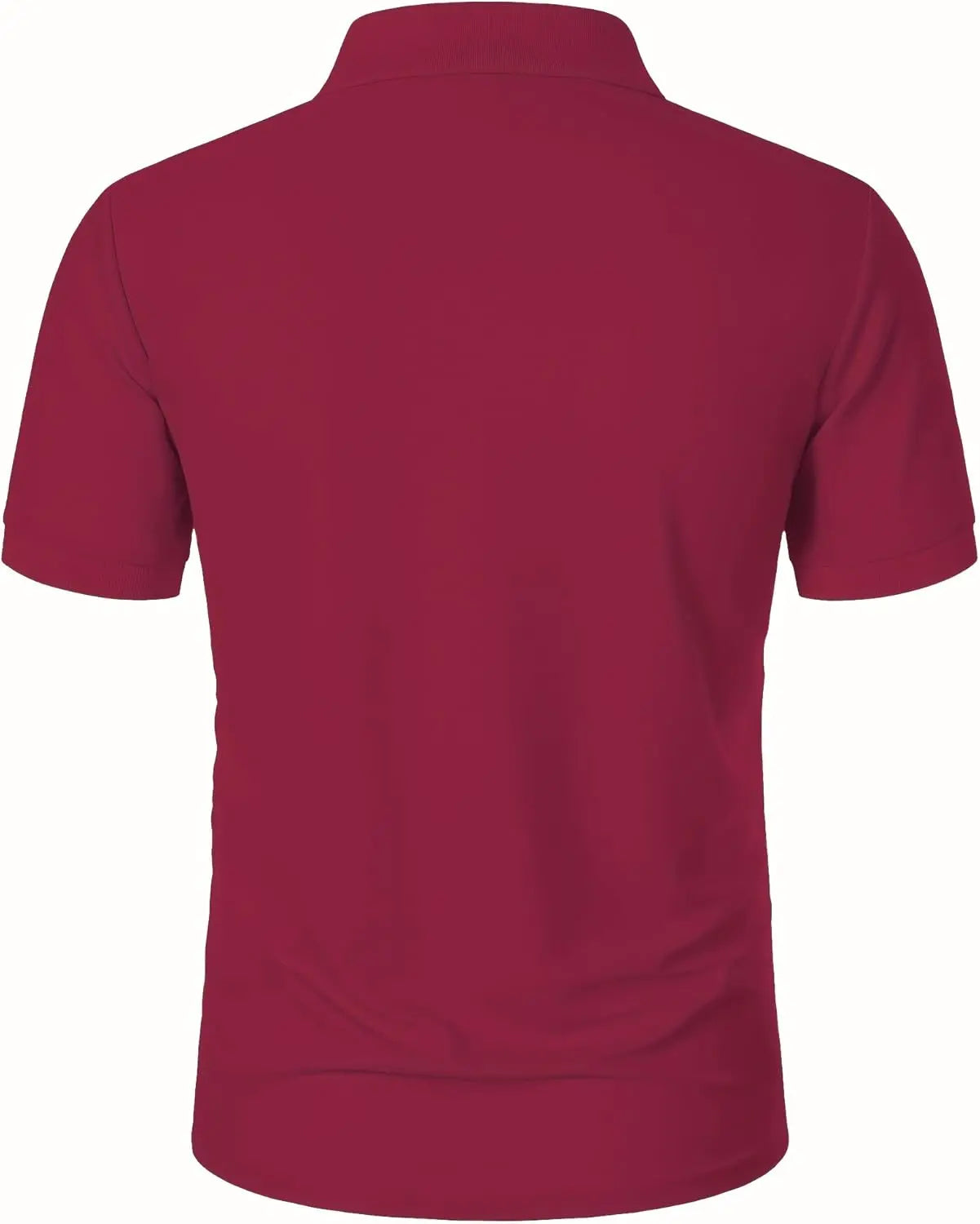 Misharen Unisex Pure Cotton 2Pcs Combo Polo T-Shirt | 240 GSM Honeycomb Fabric | Ruby Milo