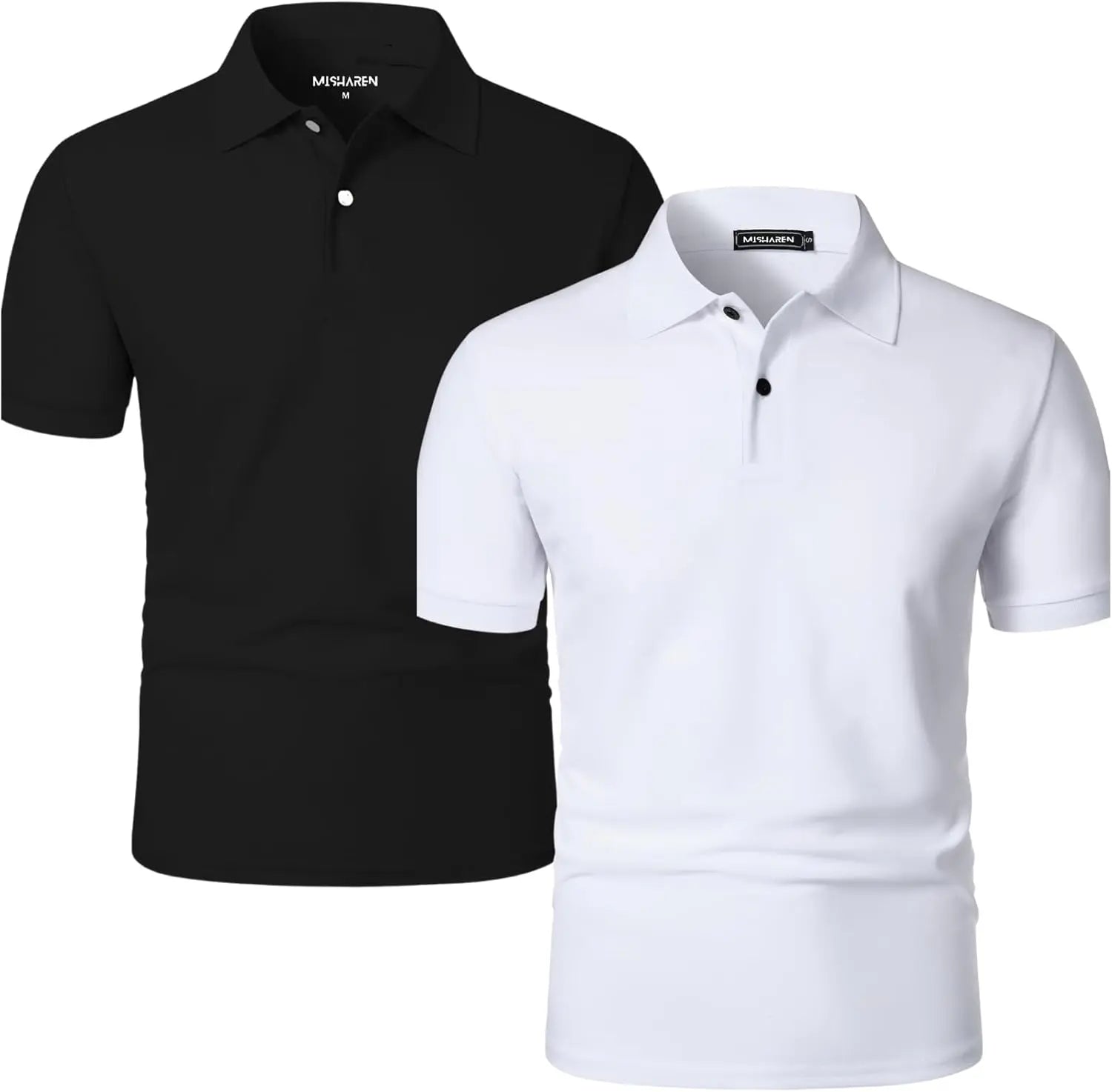 Misharen Unisex Pure Cotton 2Pcs Combo Polo T-Shirt | 240 GSM Honeycomb Fabric | Ruby Milo