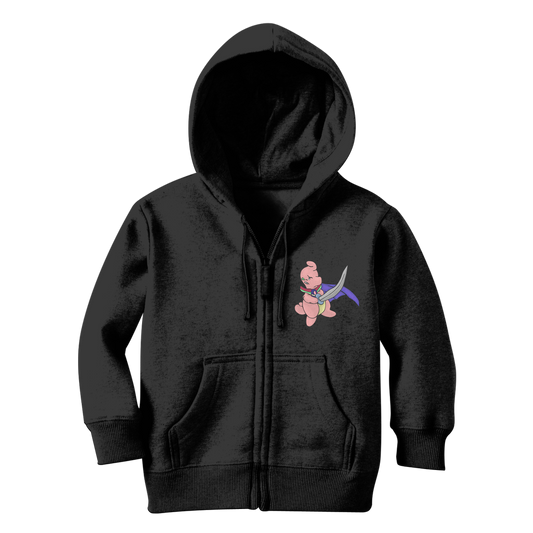Curswordsman Classic Kids Zip Hoodie