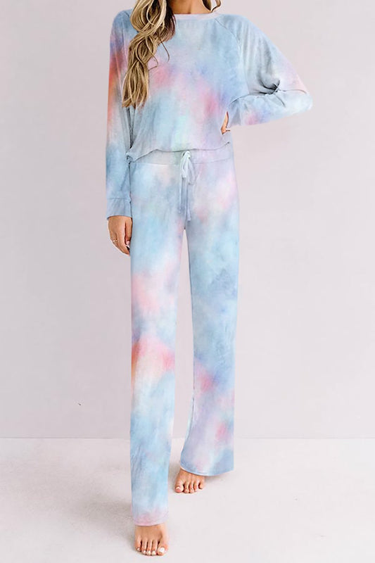 Tie-dye Print Loungewear Set