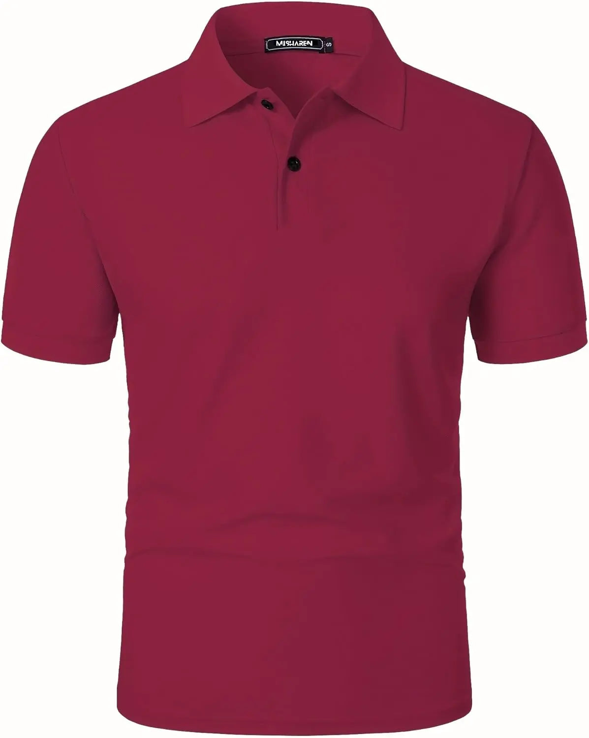Misharen Unisex Pure Cotton 2Pcs Combo Polo T-Shirt | 240 GSM Honeycomb Fabric | Ruby Milo