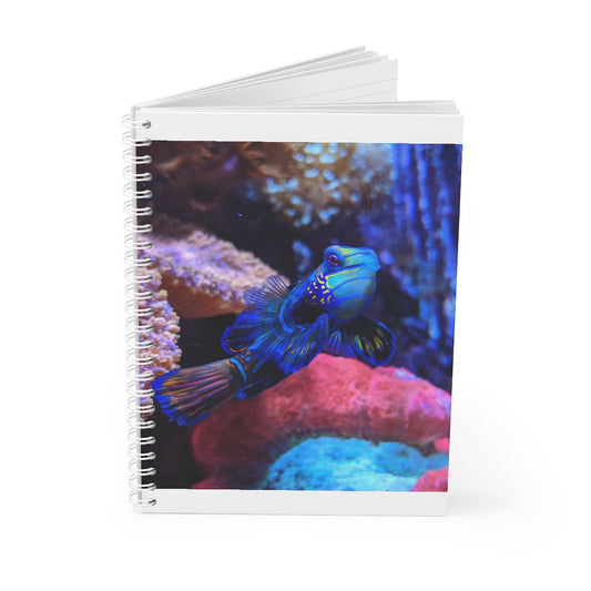 Blue Fish Spiral Notebook