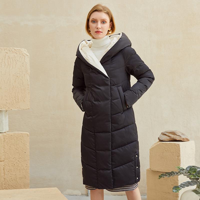 Hooded parkas coat women New warm cotton long winter coat jacket | Jade