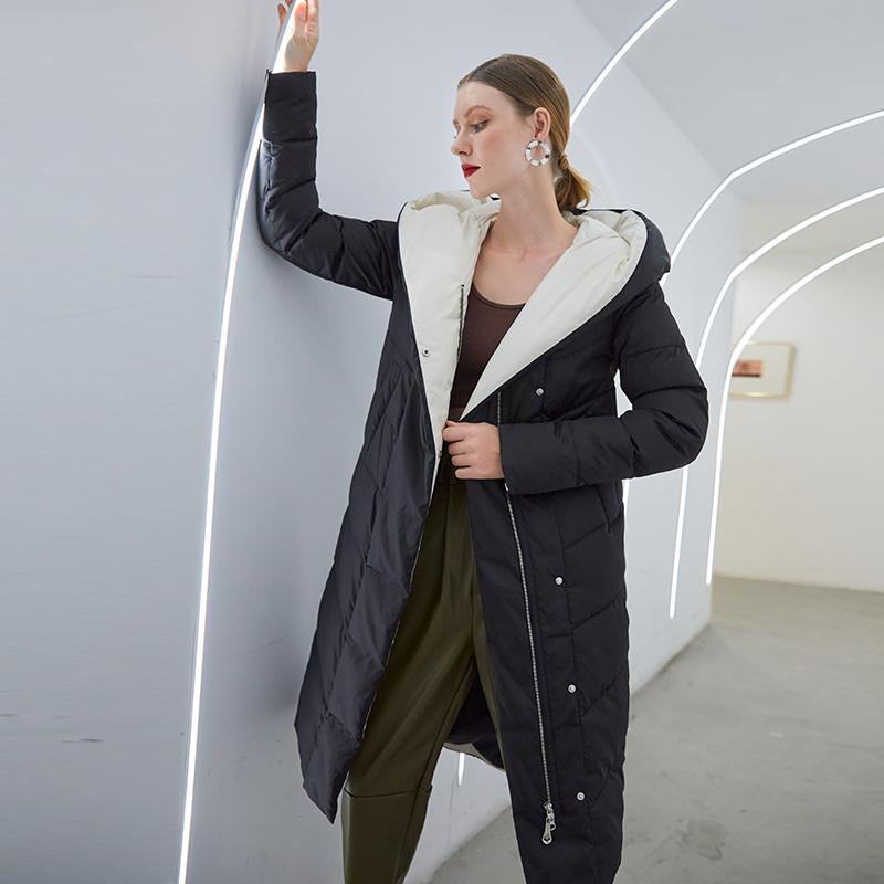 Hooded parkas coat women New warm cotton long winter coat jacket | Jade