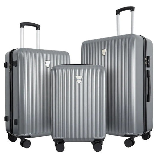 AeroGuard™ – 3-Piece Hardshell Luggage Set with TSA Lock
