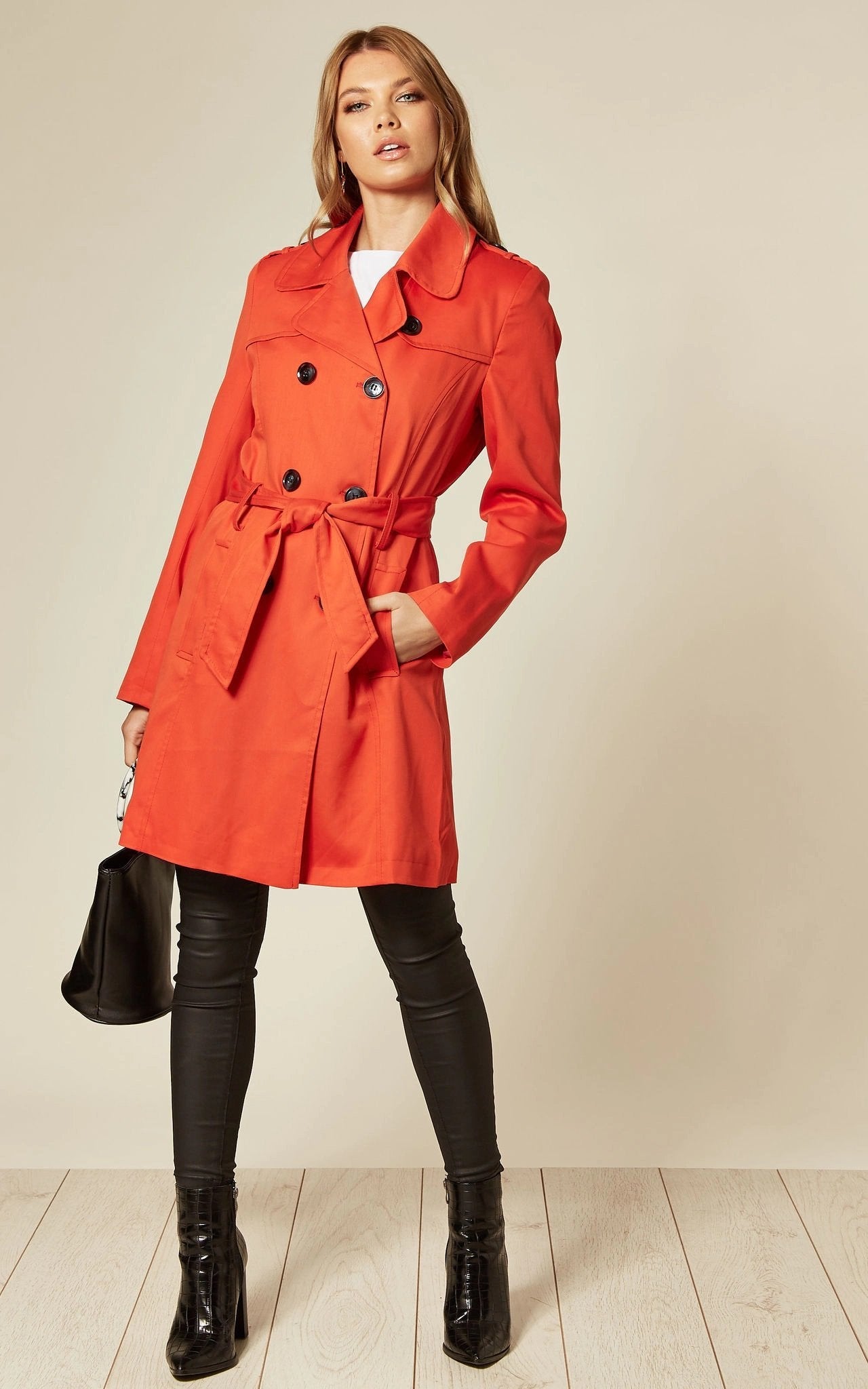 Spring/Summer Military Double Breasted Trench Coat (9049-SP) | Rose Eleusis