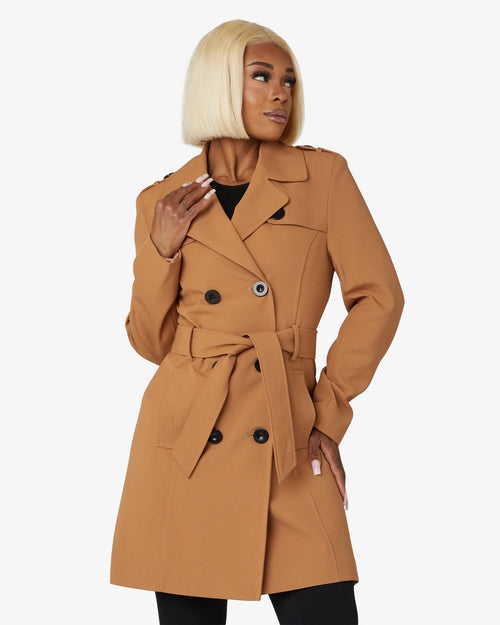 Spring/Summer Military Double Breasted Trench Coat (9049-SP) | Rose Eleusis