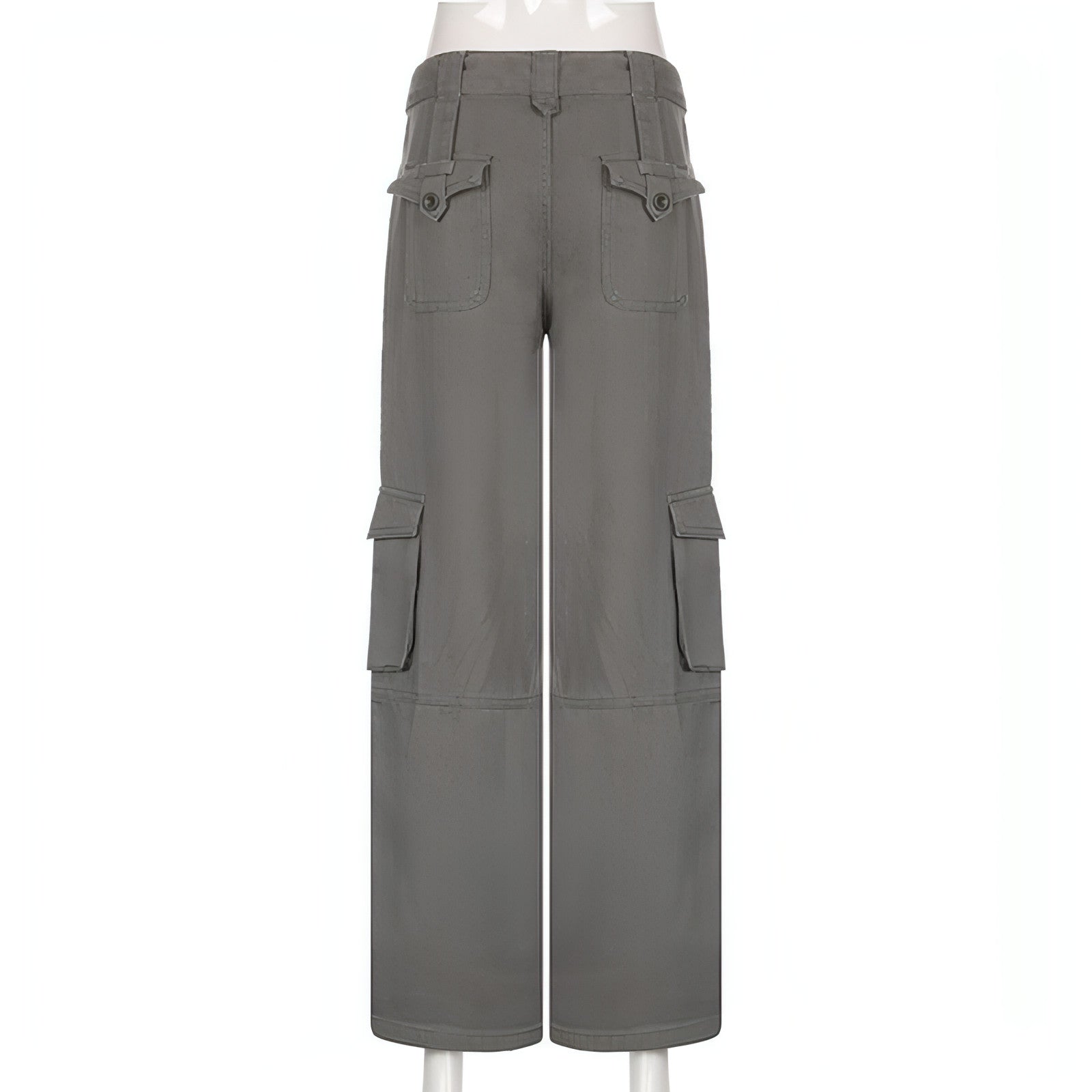 Vintage Multi Pocket Belt Casual Workwear Jeans Women | Carmine Juneberry