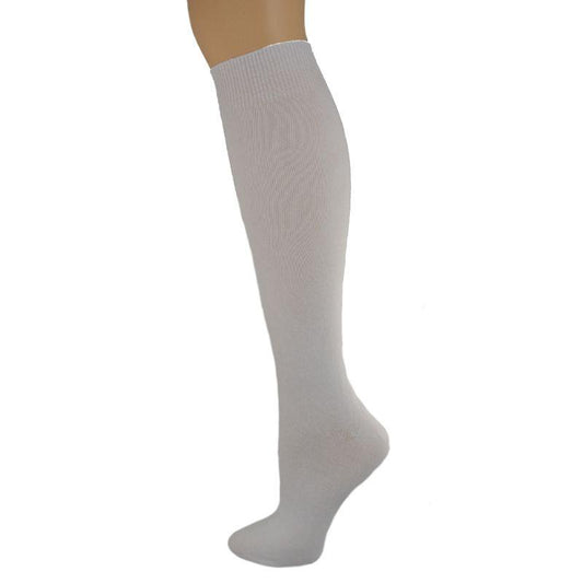 Combed Cotton Knee High Socks for Girls, Teens and Women in 3 Pair