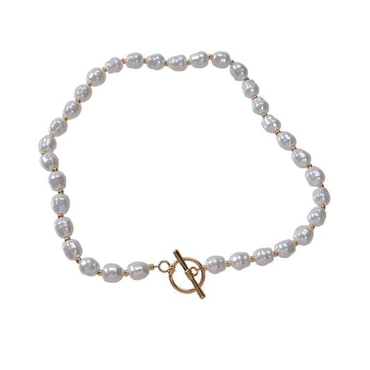 Beautiful Faux Pearl Necklace Women Girl Princess Beads jewellery