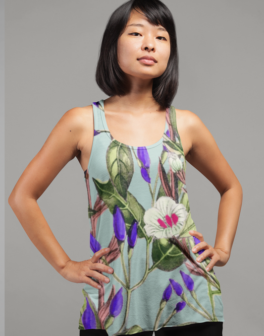 Floral Garden Women Performance Tank Top | Sublimation All-Over Print