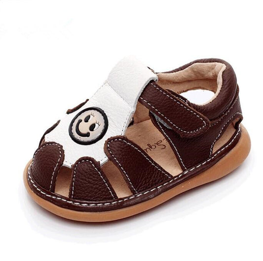 Genuine leather baby sandals summer baby shoes