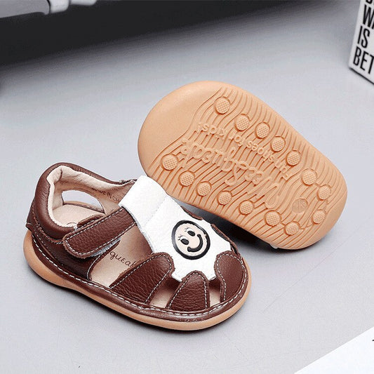 Genuine leather baby sandals summer baby shoes