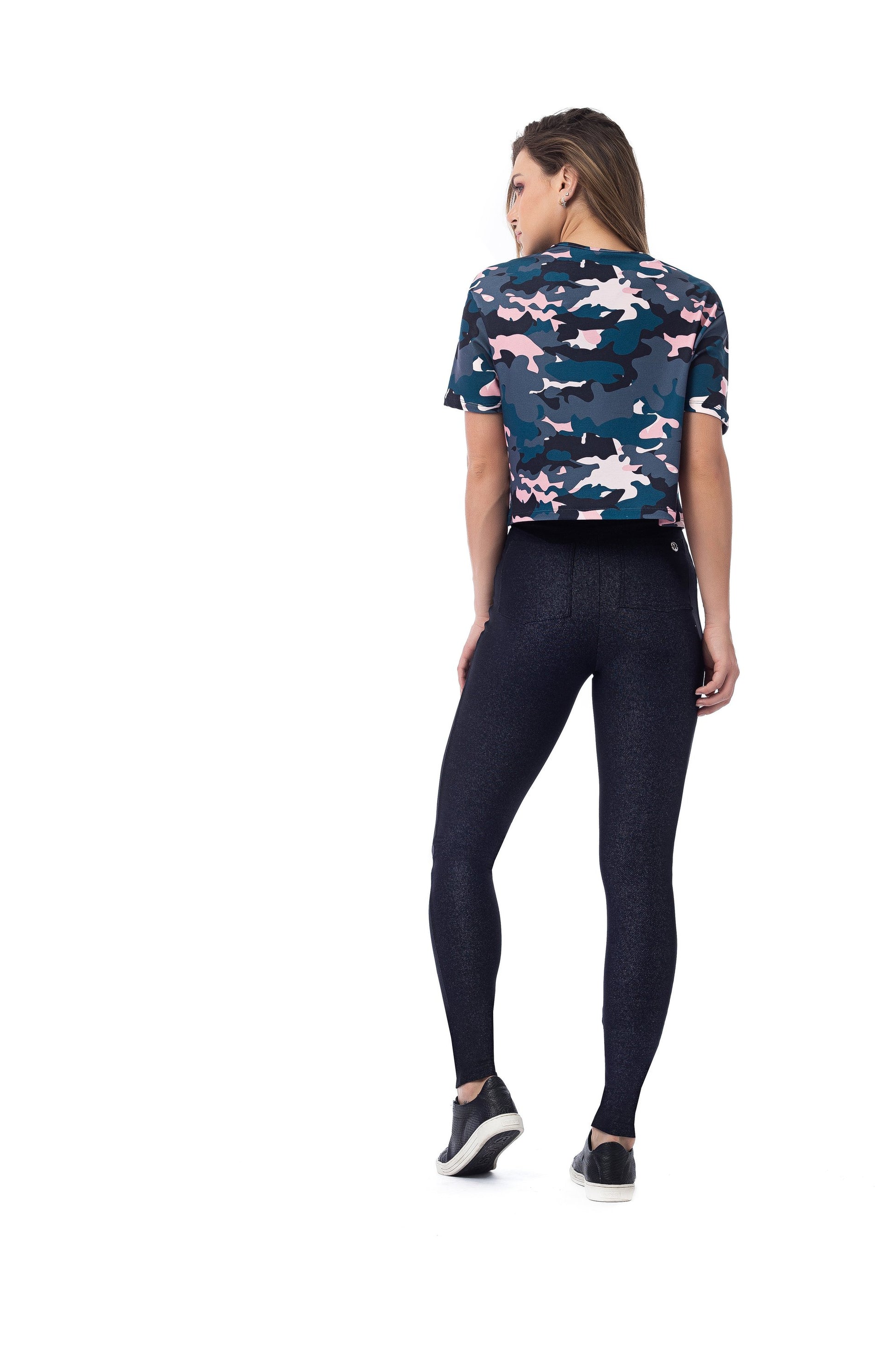 DAISY CAMO CROP TOP | Red Medusa