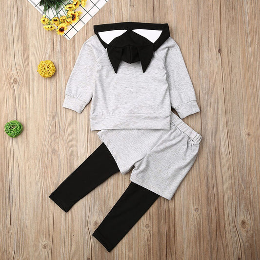 Infant Baby Boy Kid Long Sleeve Printing Hooded