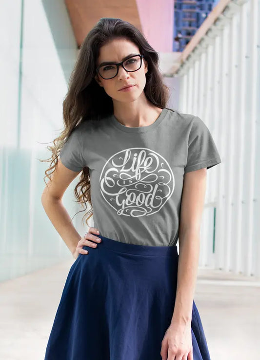 Life Is Good Women’s Graphic T-Shirt – Soft Ringspun Cotton Tee | Scorpius