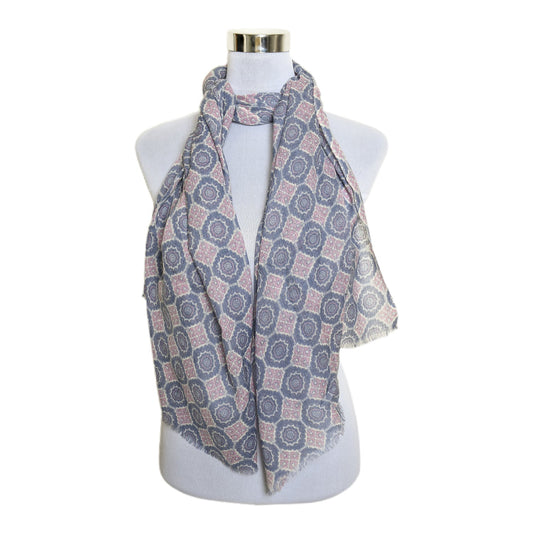 Premium & Soft Quality Printed Scarf Cashmere Wool Lightweight MWL310