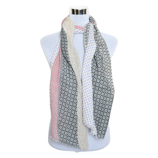 Premium & Soft Quality Printed Scarf Cashmere Wool Lightweight