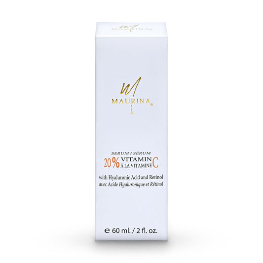 Face Serum -  20% Vitamin C Serum With Hyaluronic Acid And Retinol