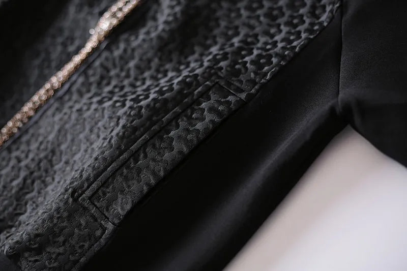 Jackets For Women Beaded Jacquard Short Coat Autumn Straight Things | Yellow Angel