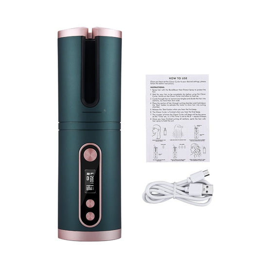 Automatic Hair Curler Ceramic Anti-Scalding Wireless Curling Iron