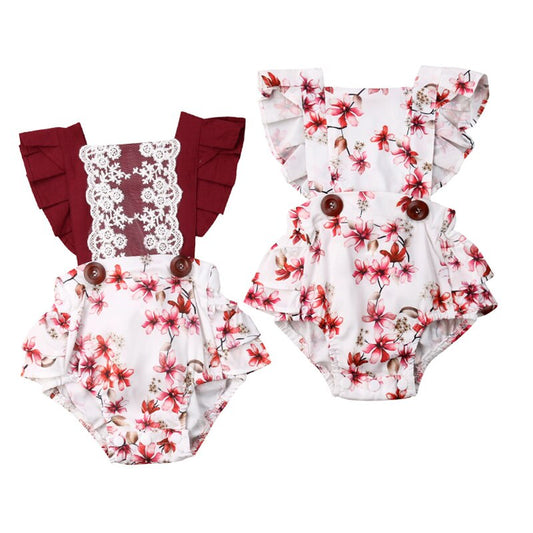 Sweet Toddler Kids Baby Girls Summer Romper 2