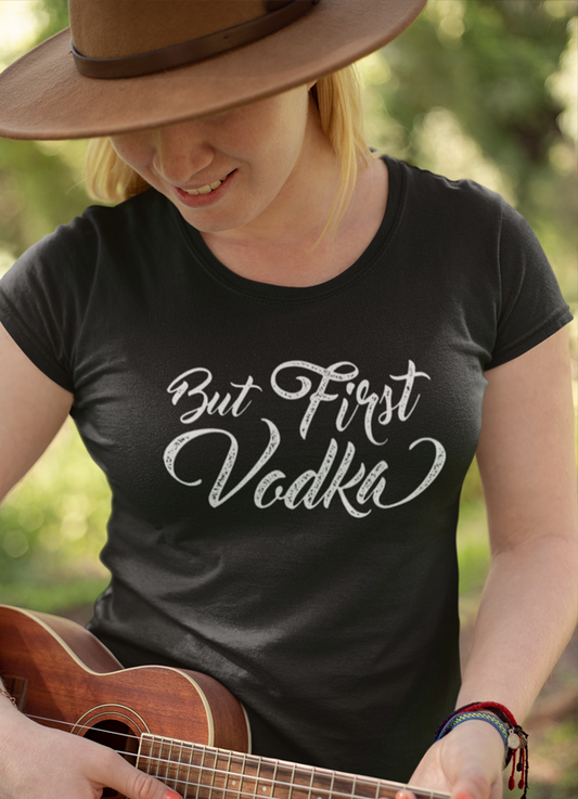 Vodka First Women T-shirt | Scorpius
