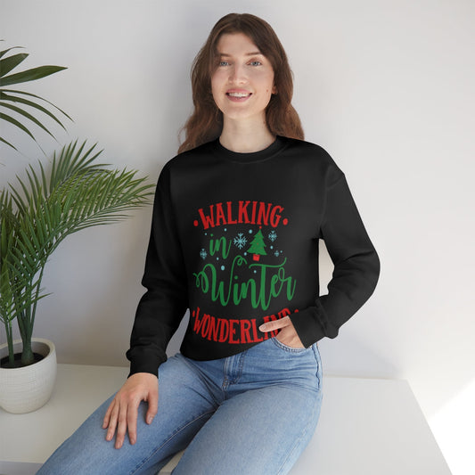 Womens Winter Wonderland Sweatshirt | Yellow Pandora