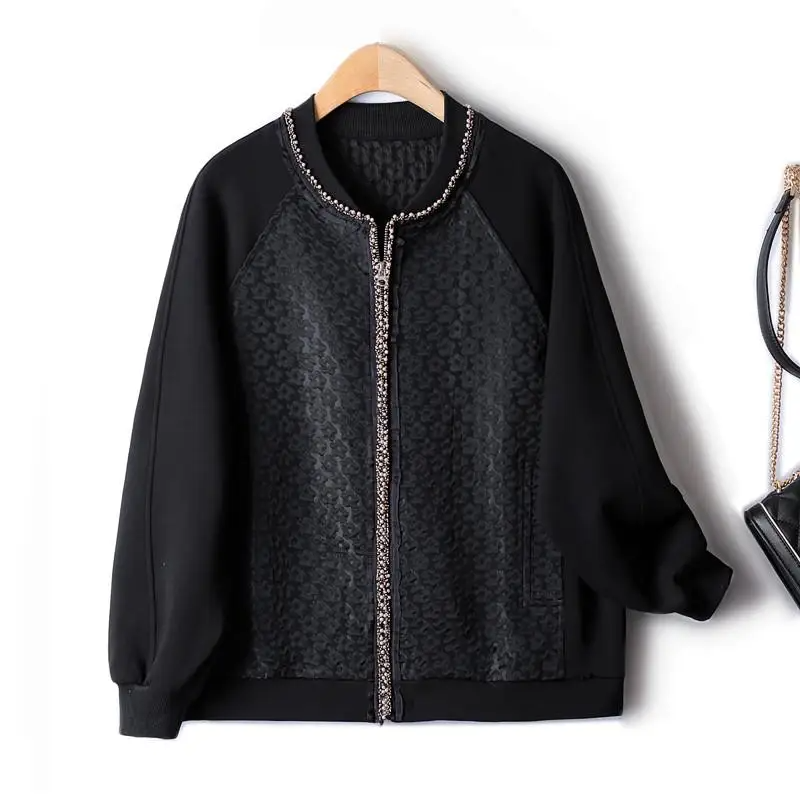 Jackets For Women Beaded Jacquard Short Coat Autumn Straight Things | Yellow Angel