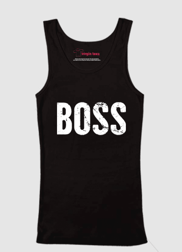 Boss Tank Top | Super Soft 100% Cotton Graphic Tee | Scorpius