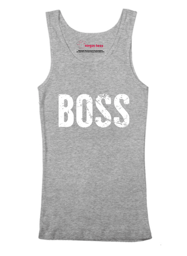 Boss Tank Top | Super Soft 100% Cotton Graphic Tee | Scorpius
