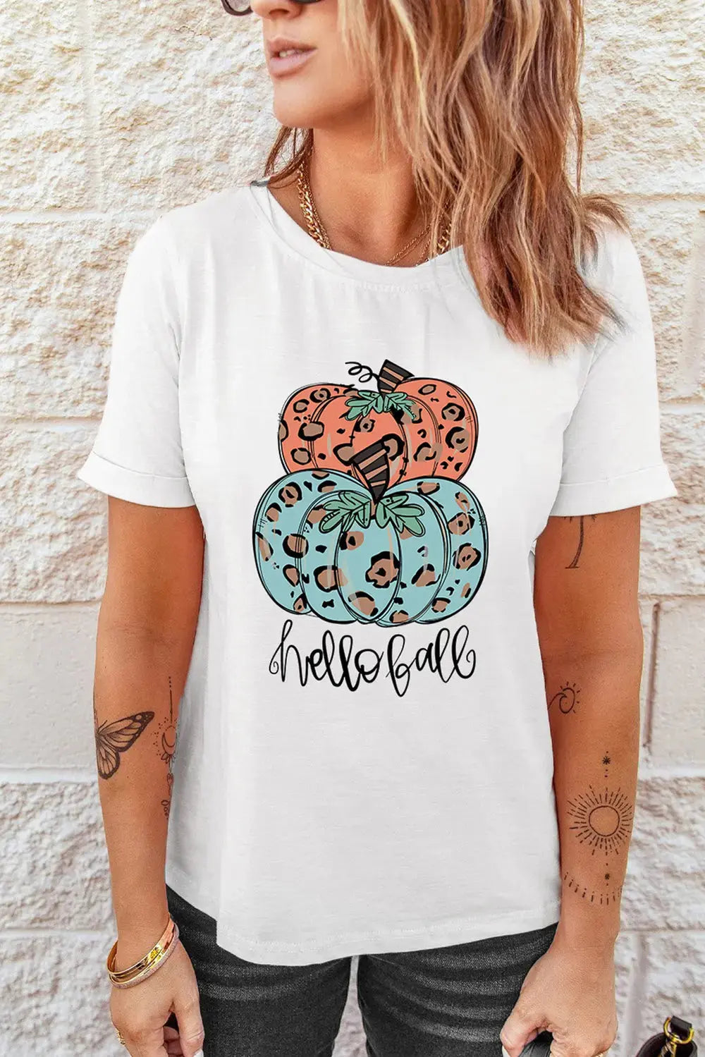 Pumpkin Graphic Short Sleeve T-Shirt – Cute Fall Outfit | Crimson Medea