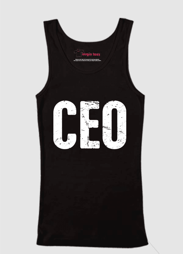 CEO Tank Top | Super Soft 100% Cotton Graphic Tee | Scorpius