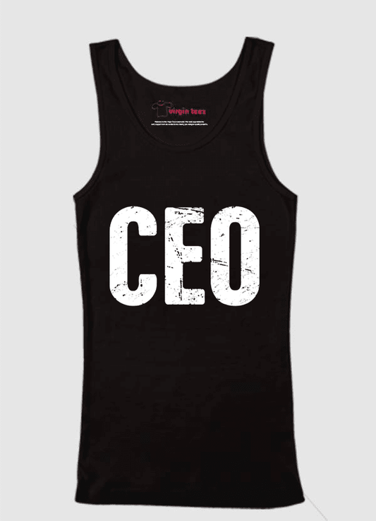 CEO Tank Top | Super Soft 100% Cotton Graphic Tee | Scorpius