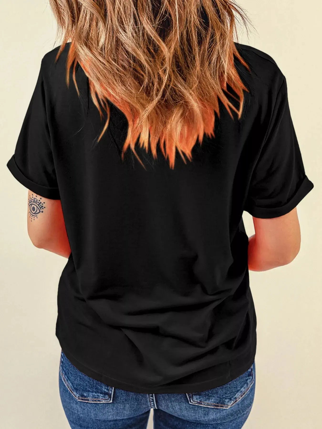 Halloween Ghost Bow Graphic Short Sleeve T-Shirt – Spooky Cute Casual Tee | Ruby Styx