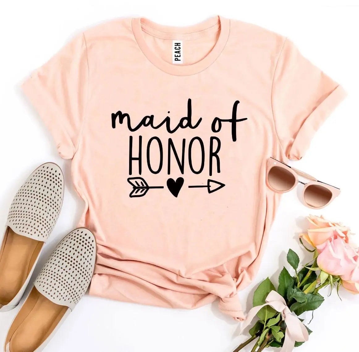 Maid of Honor T-Shirt – Party Graphic Tee | Agate