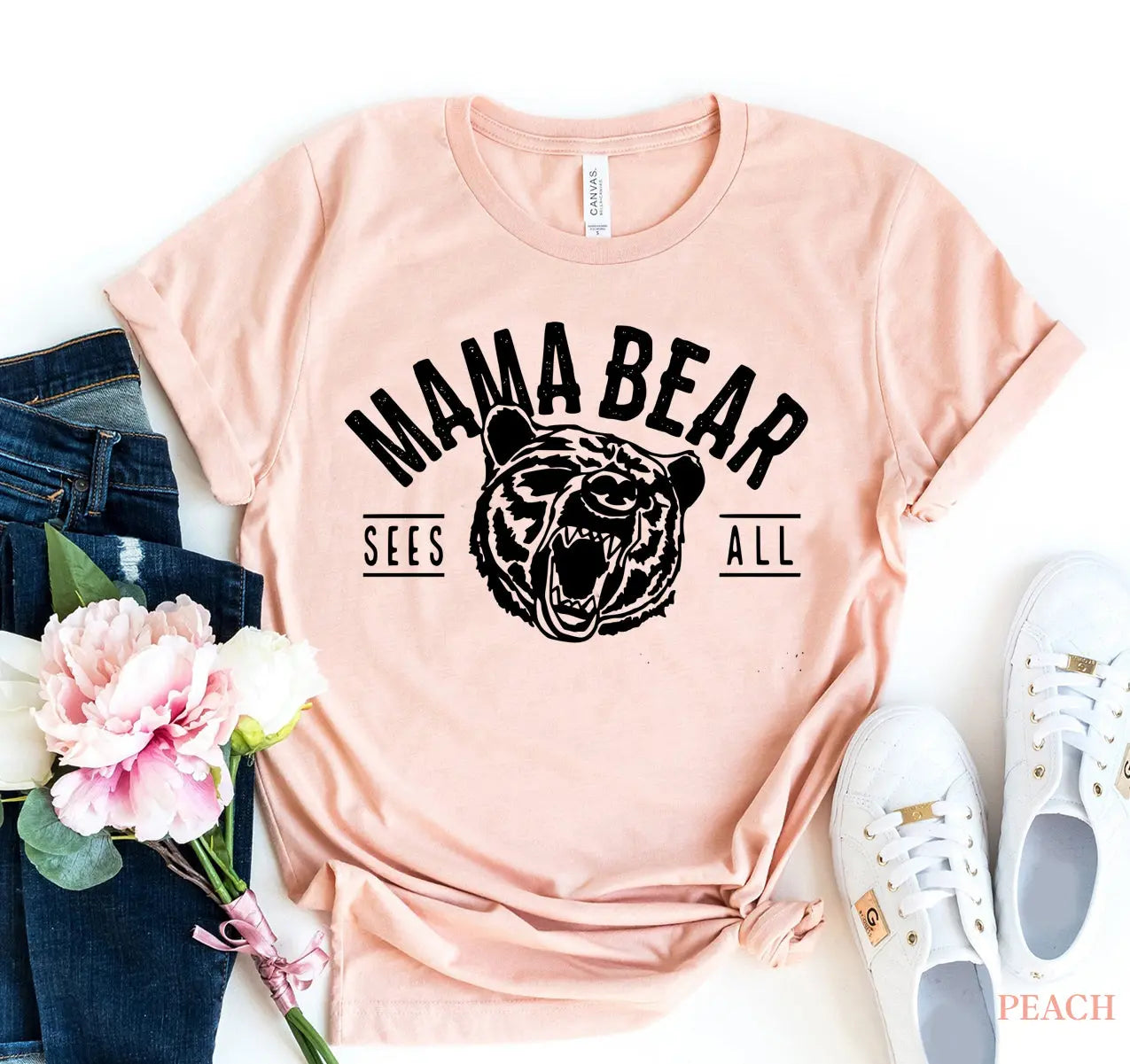 Mama Bear T-Shirt – Fierce & Stylish Graphic Tee for Women | Agate
