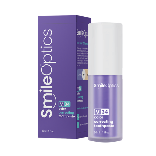 SMILE OPTICS v34 Purple Color Correcting Toothpaste