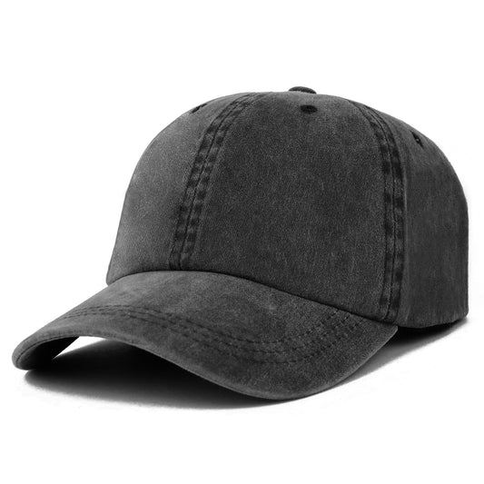 Oversize XXL Pigment Dyed Washed Cotton Baseball Cap