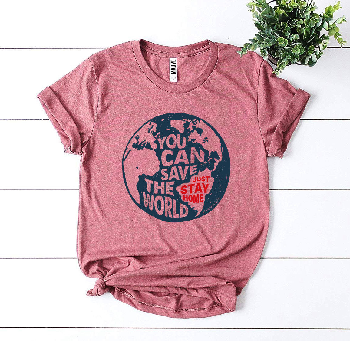 You Can Save The World T-shirt | Soft Bella Canvas Graphic Tee | Agate