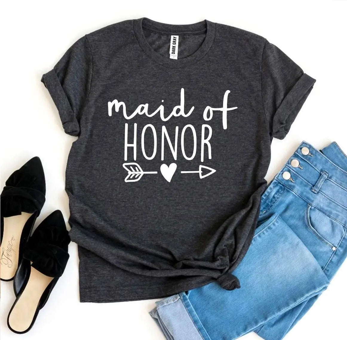 Maid of Honor T-Shirt – Party Graphic Tee | Agate