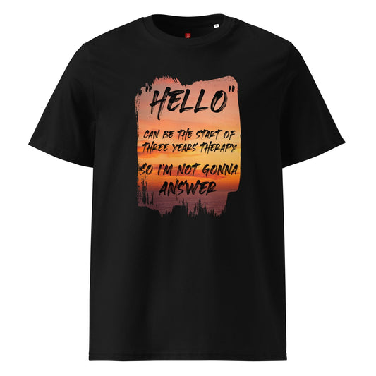 Nature Therapy Eco T-Shirt | GOTS Organic Cotton | Sunset Art